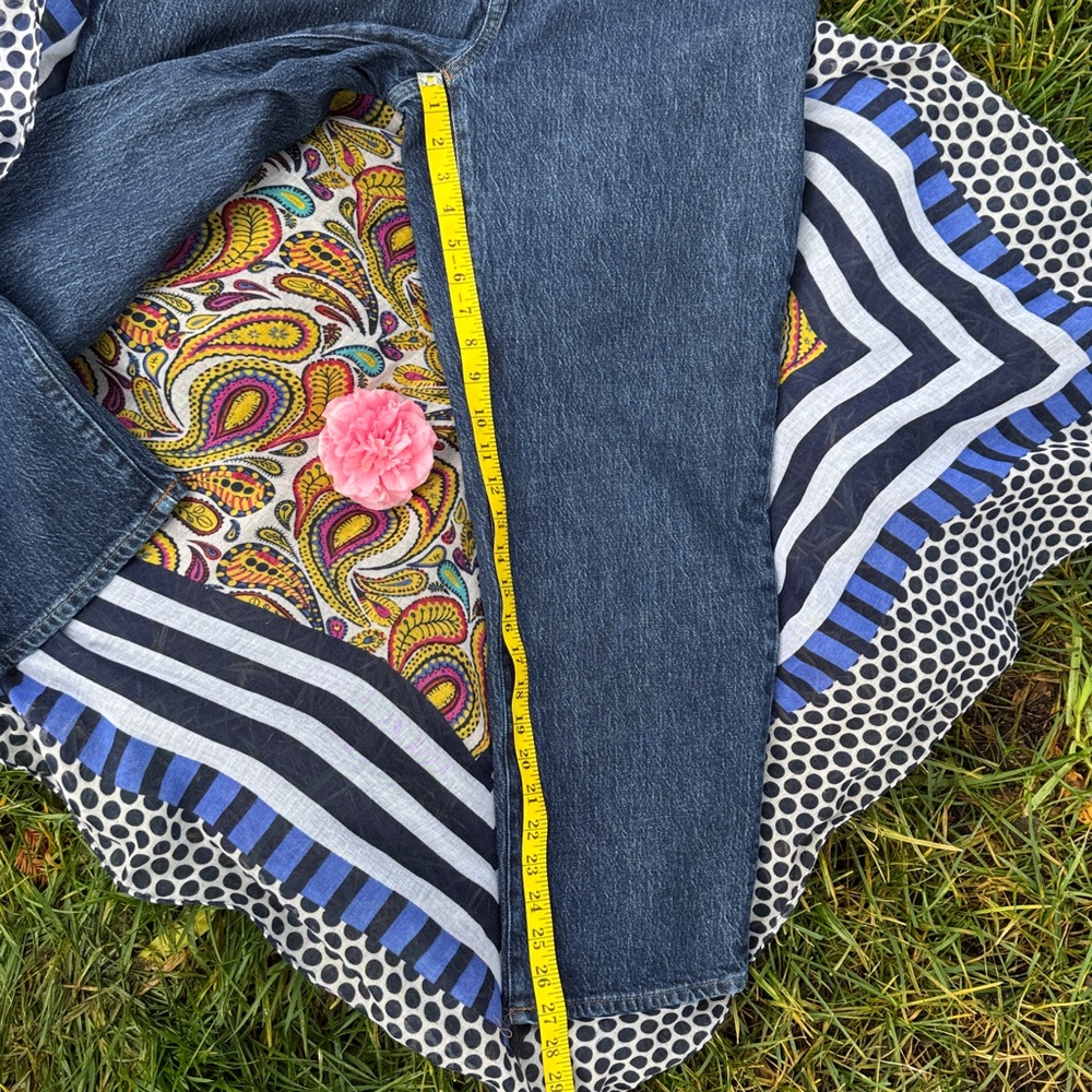 🩷 Madewell; The Perfect Vintage Straight Jean W/31 & L/27; Cotton/Hemp/Elastane - Picture 12 of 13